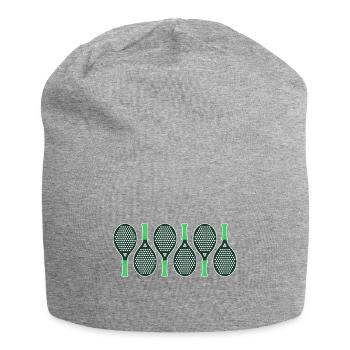 padel padeltennis paddel padel tennis padel joueur - Bonnet en jersey - gris chiné - Devant