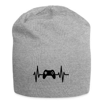 Battement Cœur Gaming - Bonnet en jersey - gris chiné - Devant