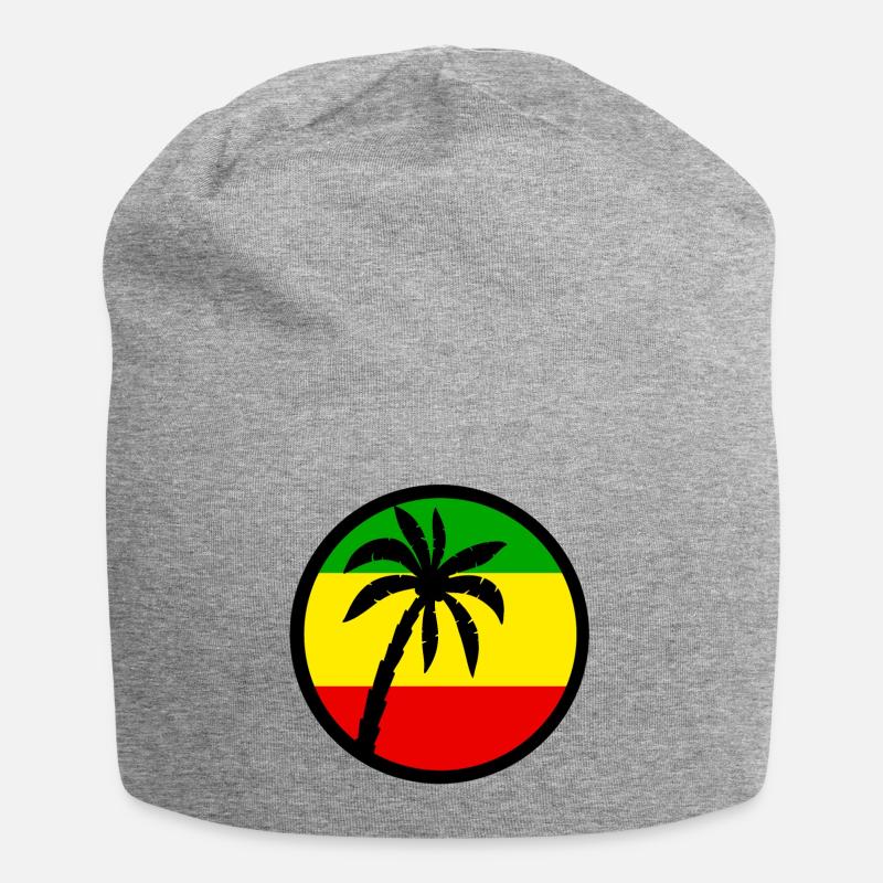 Reggae - Jersey-Beanie - Grau meliert