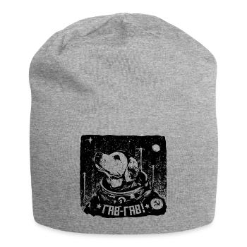 Wauwau Laika cadeau chien de l’URSS URSS Russie - Bonnet en jersey - gris chiné - Devant