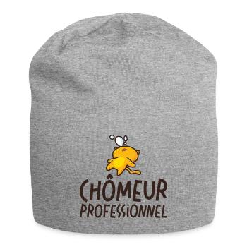 Homme Chômeur Professionnel - Bonnet en jersey - gris chiné - Devant