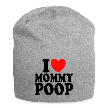 I Love Humour Sur Les Mamans - Bonnet en jersey - gris chiné - Devant