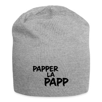 Papper la Papp - Jersey-Beanie - Grau meliert - Vorne