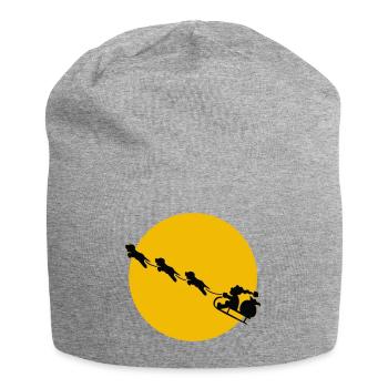 PinoRudi2 - Jersey-Beanie - Grau meliert - Vorne