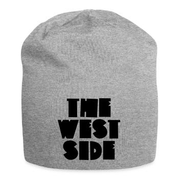 Le côté ouest - Bonnet en jersey - gris chiné - Devant