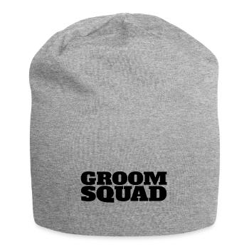 Enterrement de vie de garçon - Bonnet en jersey - gris chiné - Devant