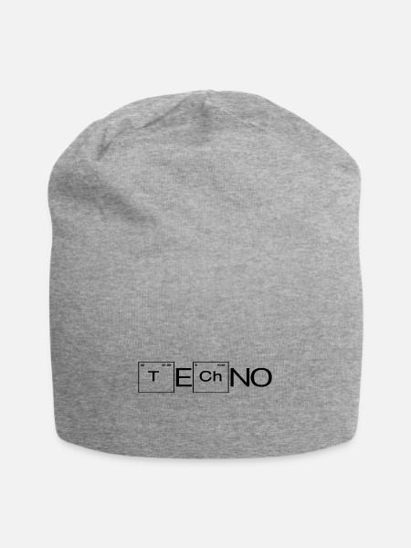 Techno - Bonnet en jersey - gris chiné