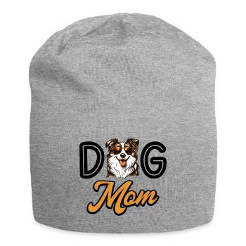 Lovers Dogs Mom Australian Shepherd Dog - Jersey Beanie - heather grey - Front