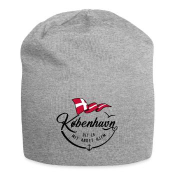 KOBENHAVN - My second home - b - Jersey Beanie - heather grey - Front