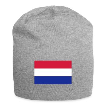 Niederlande - Jersey-Beanie - Grau meliert - Vorne