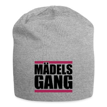Mädels Gang - Jersey-Beanie - Grau meliert - Vorne