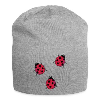 ladybug - Jersey Beanie - heather grey - Front