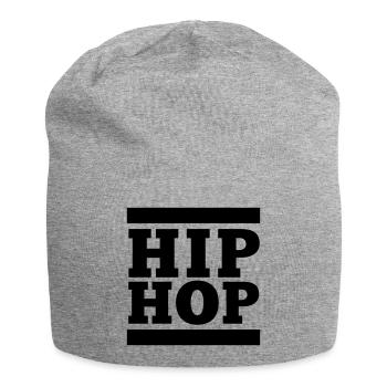 HIP HOP, Das hat mit Hip Hop nichts zu tun - Jersey-Beanie - Grau meliert - Vorne