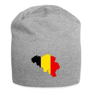 BELGIEN - Jersey-Beanie - Grau meliert - Vorne
