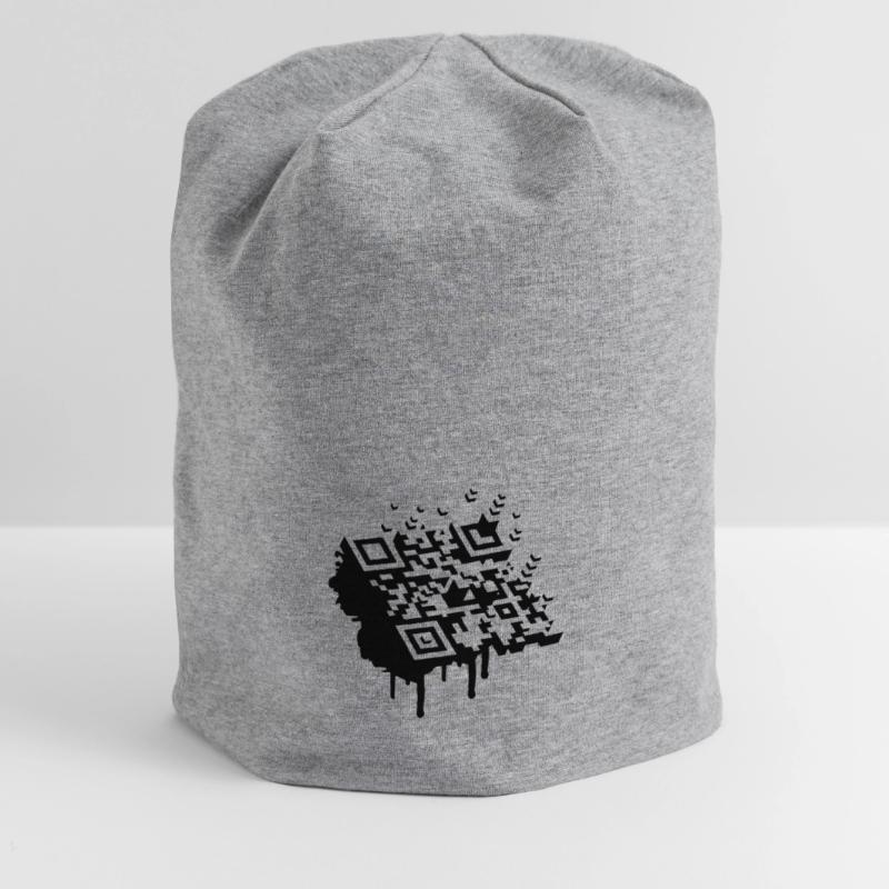 Un code à barres 3D comme un graffiti Bonnet en jersey