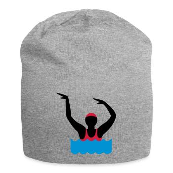 water aerobics - Jersey Beanie - heather grey - Front