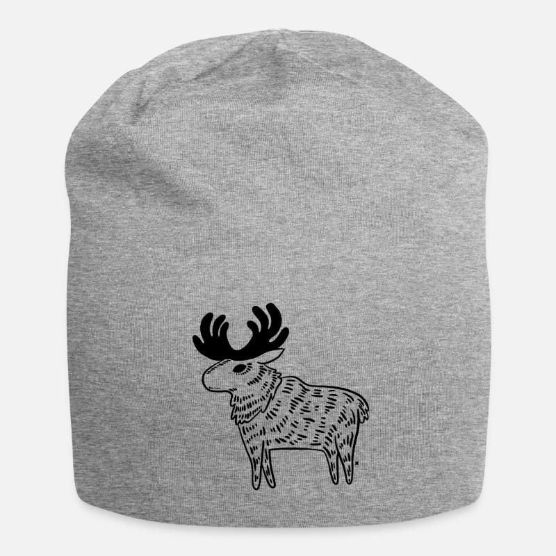 élan - Bonnet en jersey - gris chiné