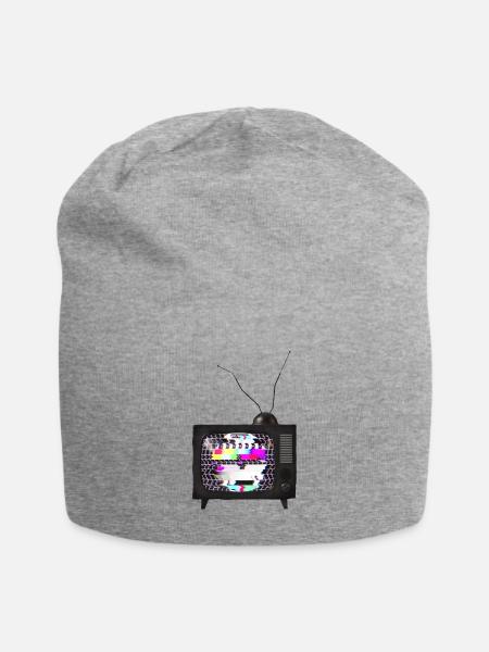 Kein Signal - Jersey-Beanie - Grau meliert