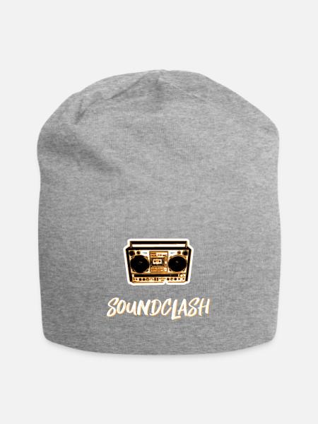 soundclash dancehall reggae party - Jersey-Beanie - Grau meliert