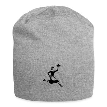 serveuse - Bonnet en jersey - gris chiné - Devant