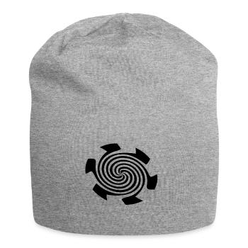 Spirale Hypnose hypnotisch halluzination - Jersey-Beanie - Grau meliert - Vorne