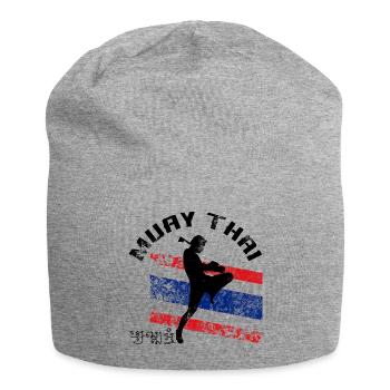 Muay Thai - Jersey Beanie - heather grey - Front