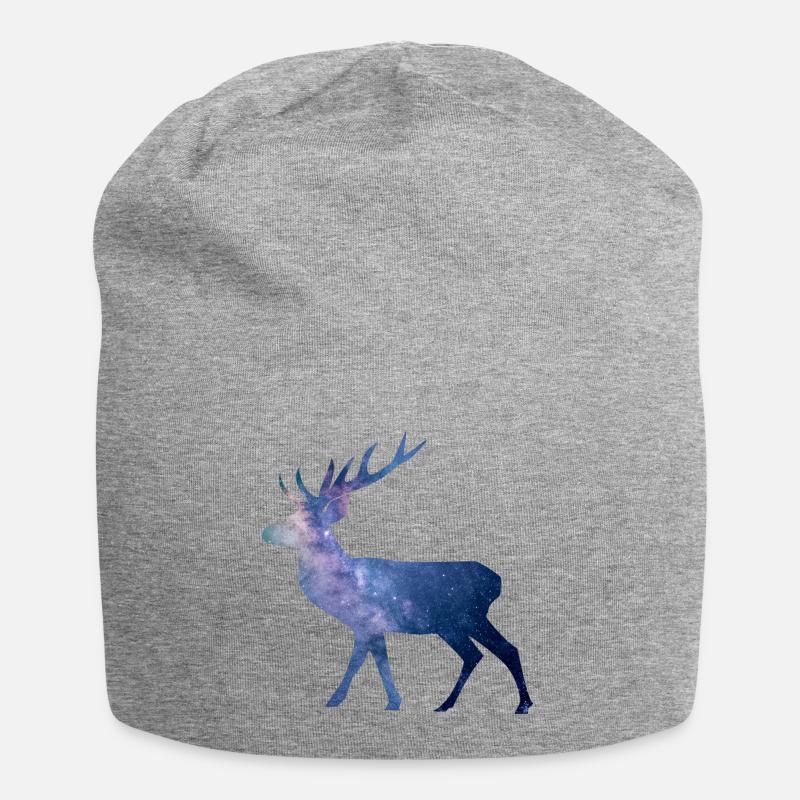 Deer Starlight - Jersey-Beanie - Grau meliert