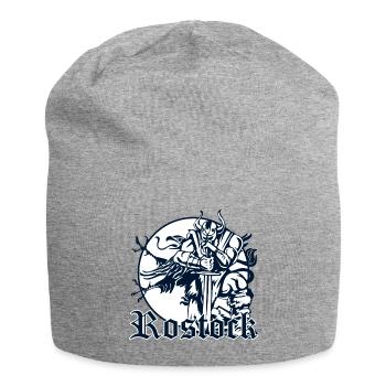 Rostock - Jersey Beanie - heather grey - Front