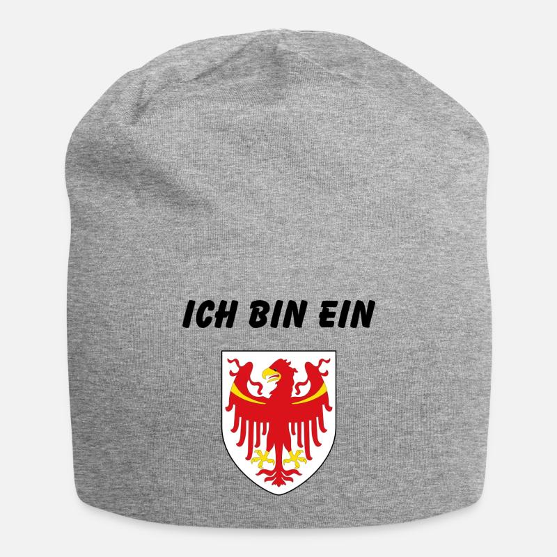 Ich bin ein Südtiroler - Jersey-Beanie - Grau meliert