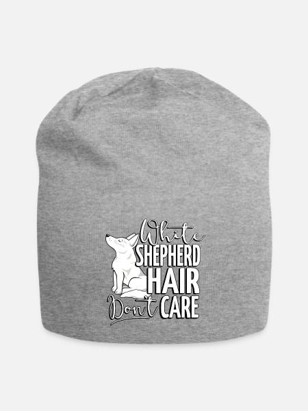 whiteshephair - Jersey-Beanie - Grau meliert