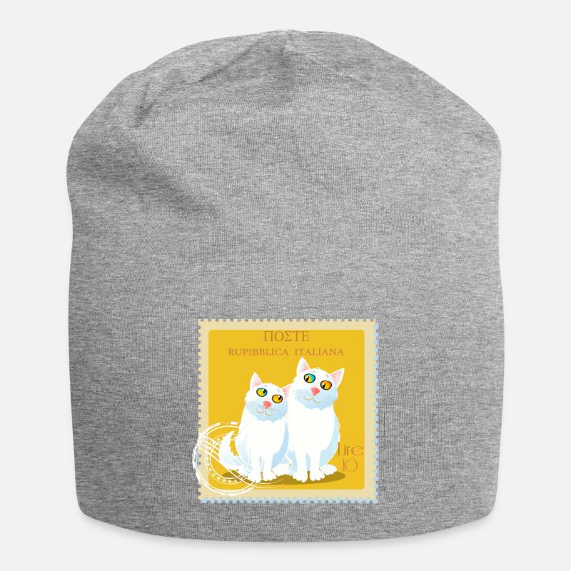 ITALIAN POST - Jersey Beanie - heather grey