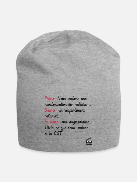 Primo Deusio Trimo - CGT - Les Inconnus - Culte ! - Bonnet en jersey - gris chiné