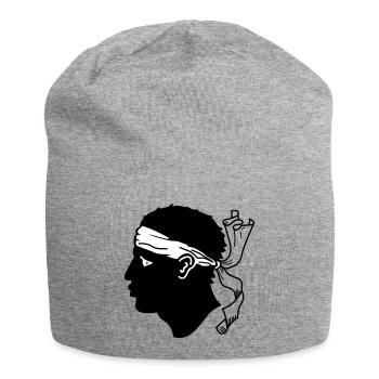 Tete de maure corse - Jersey-Beanie - Grau meliert - Vorne