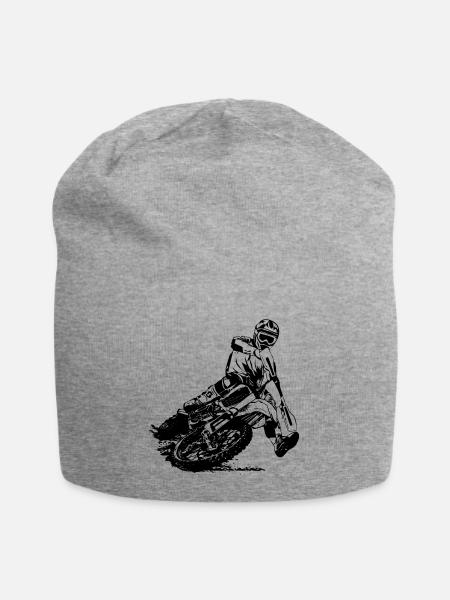 Enduro - Offroad Racer - Jersey-Beanie - Grau meliert