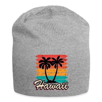 Hawaii - Jersey-Beanie - Grau meliert - Vorne