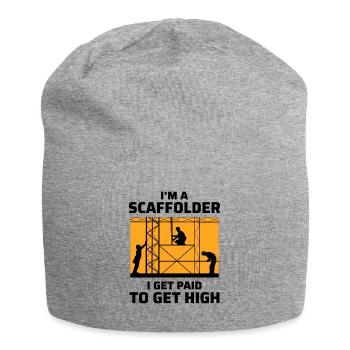 Scaffolder Scaffold Builder Scaffolding Platform - Jersey Beanie - heather grey - Front