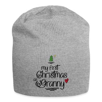 My first Christmas as Granny - Jersey-Beanie - Grau meliert - Vorne