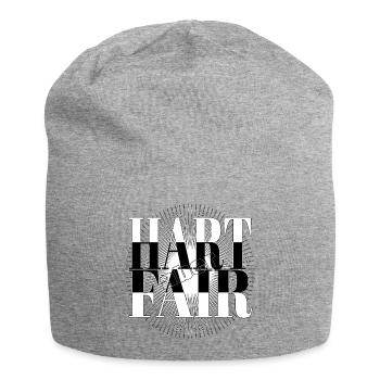 TOUGH but FAIR - Jersey Beanie - heather grey - Front