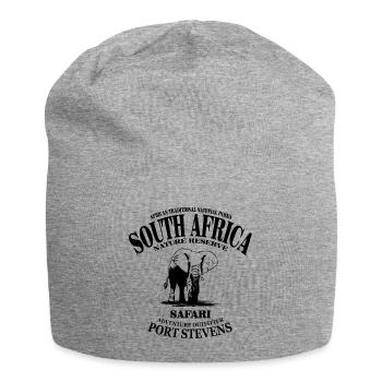 Afrique du Sud - Eléphant - Bonnet en jersey - gris chiné - Devant