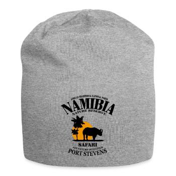 Namibia - Nashorn - Jersey-Beanie - Grau meliert - Vorne