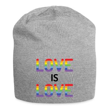 Mois de la fierté - L’amour c’est l’amour - Bonnet en jersey - gris chiné - Devant