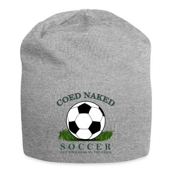 Coed Naked Soccer - Jersey Beanie - heather grey - Front