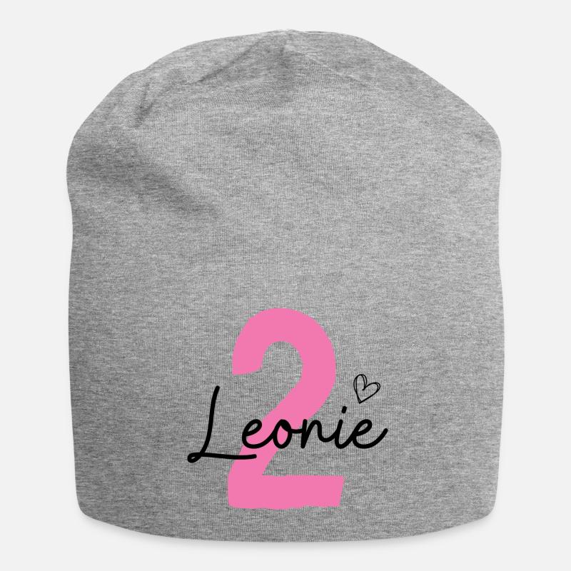 Leonie 2 - Jersey-Beanie - Grau meliert