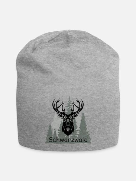 Schwarzwald - Jersey-Beanie - Grau meliert