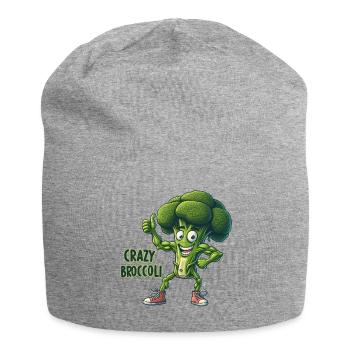 Légumes fous : Brocoli Calisthenics Pro Thumbs Up - Bonnet en jersey - gris chiné - Devant