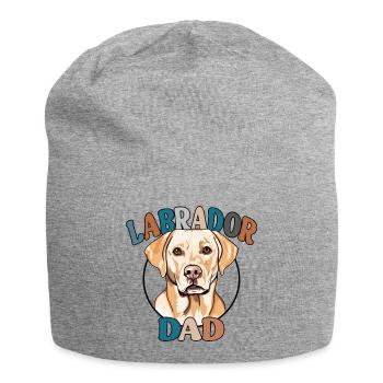 Gelber Labrador Dad Hunde Hund Labbi Wilsigns - Jersey-Beanie - Grau meliert - Vorne