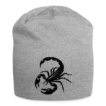 Scorpion, scorpion, cadeau - Bonnet en jersey - gris chiné - Devant