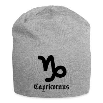 Capricorne Capricorne - Bonnet en jersey - gris chiné - Devant