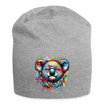 Koala - Jersey-Beanie - Grau meliert - Vorne