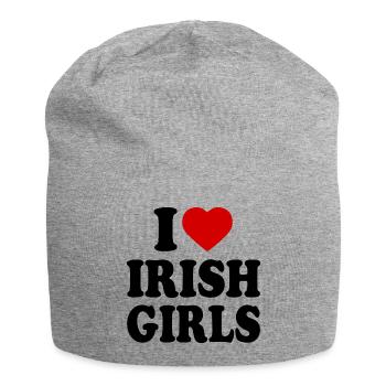 I love irish girls - Jersey-Beanie - Grau meliert - Vorne